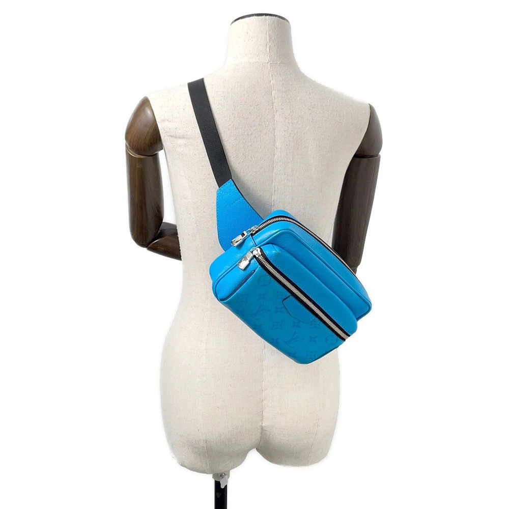 Louis Vuitton Crossbody Black Body Bumbag Outdoor Bum Taiga Eclipse Taigarama - Picture 5 of 12